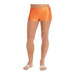 Womens Capezio Dance Boy Cut Shorts (2 Pairs) Orange   17414248