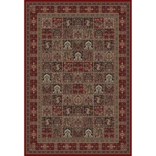 Concord Global Dynasty Red Rectangular Indoor Woven Oriental Area Rug (Common 8 x 11; Actual 94 in W x 134 in L x 7.83 ft Dia)