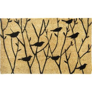 Geo Crafts Birds Doormat