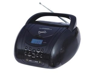 Supersonic SC 807 Portable Audio System with /CD Player/Bluetooth/USB/SD/AUX Inputs/Cassette Recorder & AM/FM Radio