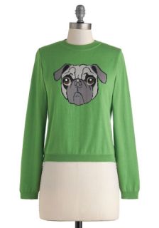 Pug Shot Sweater  Mod Retro Vintage Sweaters