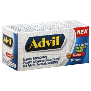 Advil Ibuprofen Sodium, 200 mg, Film Coated Tablets, 80 tablets