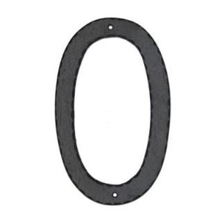 Montague Metal Products 10 in. Textured House Number 0 THN 0
