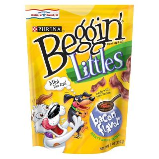 Purina Beggin Littles Bacon Flavor Dog Snacks 6 oz. Pouch