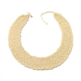 Himalayan Gems™ Braided Potay Bead Collar Necklace   7662068