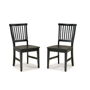 Home Styles Dining Side Chair Ebony Finish 2PK   Home   Furniture