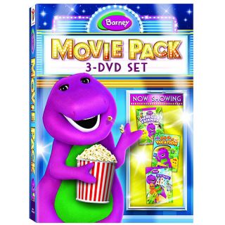 Barney Movie Pack Jungle Friends / Let's Go On Vacation / Animal ABCs (Full Frame)