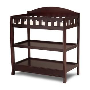 Delta  Espresso Cherry Changing Table with Pad