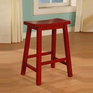 Powell Color Story Crimson Red Counter Stool   Home   Furniture