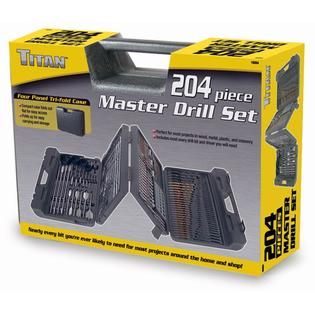 Titan Tools  204 pc. Master Drill Bit Set
