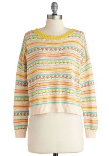Posy Disposition Sweater  Mod Retro Vintage Sweaters