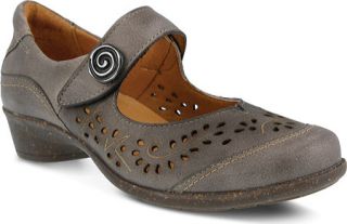 Womens Spring Step Music   Grey Leather