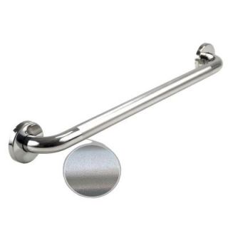 WingIts Premium Series 36 in. x 1.25 in. Grab Bar in Polished Peened Stainless Steel (39 in. Overall Length) WGB5PSPE36