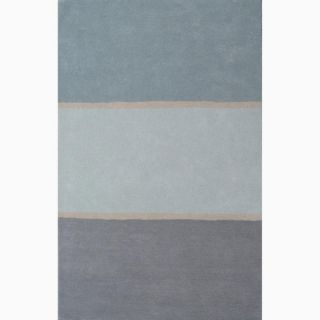 Handmade Blue/ Gray Wool Te x tured Rug (2 x 3)   15848276  