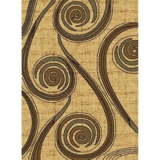 United Weavers Bodacious Cream 7 ft. 10 in. x 10 ft. 6 in. Area Rug 540 01990 912
