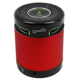 Supersonic Portable Bluetooth Rechargeable Speaker Red   TVs