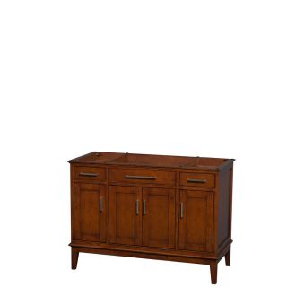 Wyndham Collection Hatton Light Chestnut Transitional Bathroom Vanity (Common 48 in x 22 in; Actual 47 in x 21.5 in)
