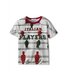 Dolce & Gabbana Kids Italian Player Tee (Toddler/Little Kids) White