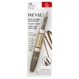 Revlon  Brow Fantasy Pencil & Gel, Light Brown 108