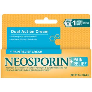 Neosporin Neosporin + Pain Relief Cream Posted 4/4/2014 Plus Pain