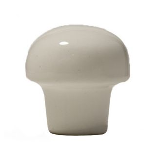 Nifty Nob Mushroom Cabinet Knob   Traditional White