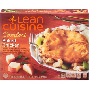Lean Cuisine White meat chicken with savory stuffing & creamy red skin