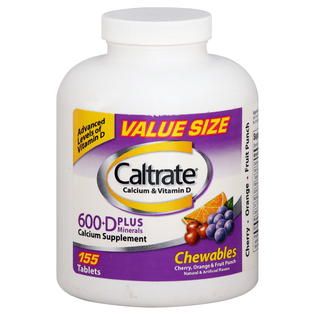 Caltrate 600 + D Plus Minerals, Tablets, Chewables, Cherry, Orange