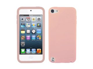 Pink Soft Silicone Case +Screen Protector For iPod Touch 5th