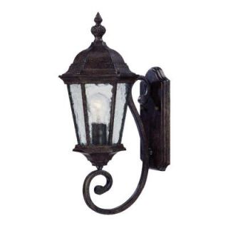 Acclaim Lighting Telfair Collection 1 Light Black Coral Outdoor Wall Mount Light Fixture 5501BC