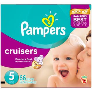 Pampers Premium Pampers Cruisers Diapers Size 5 66 count Diapers 66 CT