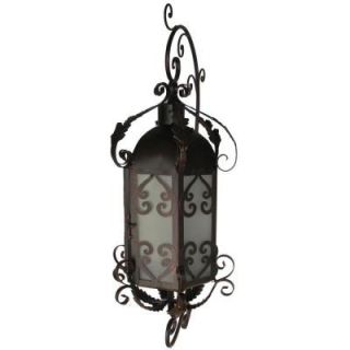 Trento Wall Mount 102 Outdoor Wrought Iron Light Bronze DISCONTINUED TRLW102