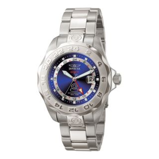 Invicta Mens 5124 Pro Diver Quartz Gmt Blue Dial Watch  