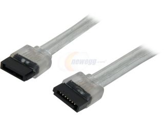 Nippon Labs SATA3 1.5FT SL 18" 6.0Gbit/s SATA III Cable Silver