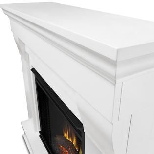 Real Flame  Chateau Electric Fireplace in White 38Hx41Wx12D