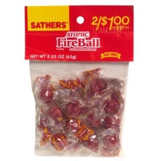 Sathers  Atomic Fireball Candy, 2.25 oz (63 g)