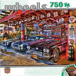 MASTERPIECES 750 Piece Wheels Puzzle   Star Studded