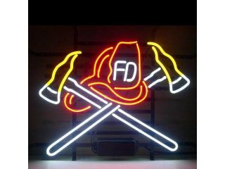 HOZER Professional 17*14 Inch Decorate Neon Light Sign Store Display Beer Bar Sign Real Neon Signboard for Restaurant Convenience Store Bar Billiards Shops