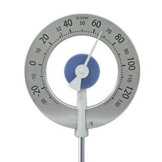 La Crosse Technology Large round Garden Analog Thermometer 101 147