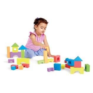 Edushape Educolor Blocks   80 Pc   Toys & Games   Blocks & Building