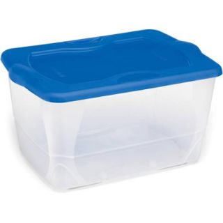 Homz 58 Quart Clear Storage Box Set