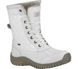 Womens UGG Adirondack II Quilted Boot   White Patent