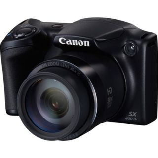 Canon PowerShot SX400 IS Digital Camera with 16 Megapixels and 30x Optical Zoom (Available in Black or Red)