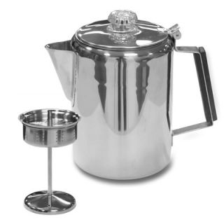 Stainless Steel Percolator Coffee Pot by Stansport