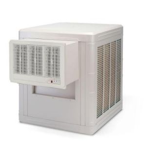 Brisa 5000 CFM 2 Speed Front Discharge Window Evaporative Cooler for 1600 sq. ft. (with Motor and Remote Control) RBW5001
