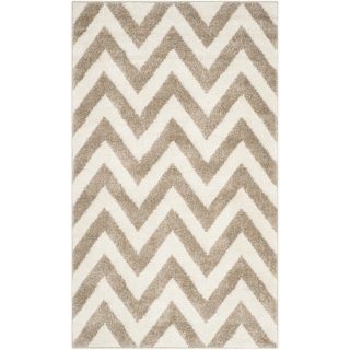 Safavieh Amherst Wheat Rectangular Indoor and Outdoor Machine Made Throw Rug (Common 3 x 5; Actual 36 in W x 60 in L x 0.42 ft Dia)