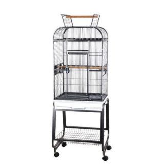 A&E Cage Co. Opening Round Play Top Bird Cage with Stand