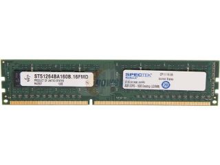 SPECTEK by Micron Technology 4GB 240 Pin DDR3 SDRAM DDR3 1600 (PC3 12800) Desktop Memory Model ST4G3D160B