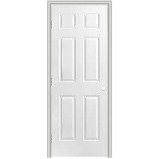 Masonite Prehung Hollow Core 6 Panel Interior Door (Common 24 in x 80 in; Actual 25.5 in x 81.5 in)