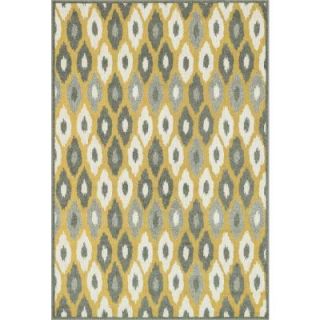 Loloi Rugs Catalina Lifestyle Collection Citron/Multi 3 ft. 11 in. x 5 ft. 10 in. Area Rug HCATHCF03XCML3B5A