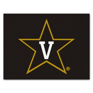 Fanmats Vanderbilt University Black Nylon Allstar Rug (28 x 38)